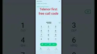 Telenor first free call || wait for end X .#viral