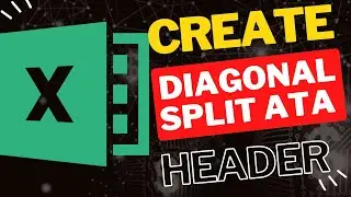 How to Create a Diagonal Split Header in Excel &ndash; The Right Way!