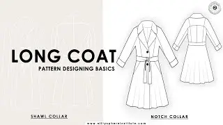 Long Coat Pattern | Designing Basics | Nifty sphere Institute of arts & Design.