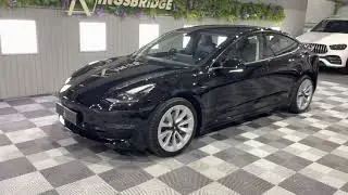 2021 Facelift Tesla Model 3 Long Range in double black with upgrade 19