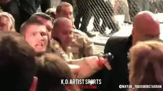 Khabib  smash Conor McGregor's friend after the fight UFC 242