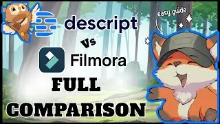 Descript против Filmora | Плюсы, минусы и лучшие варианты использования для видеоредакторов (обно...