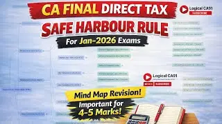 CA Final Direct Tax | Safe Harbour Rule 🔥 Mind Map Revision in 6 Minutes | Jan 2026