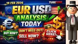 EUR USD ANALYSIS TODAY| Live Forex Trading| 18 February 2026