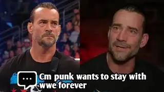 Cm punk wants to stay with wwe forever | Bollywoodoxo