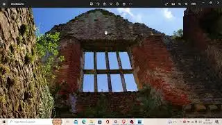 Netley Abbey Ruins: Red Bricks transitioning into stone?