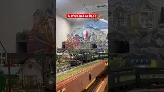 A Weekend at Bob&rsquo;s #train #modeltrains #modelrailroad #railwaycontent #steamengine #steamlocomotive