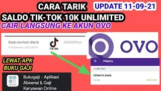 Cara Tarik Saldo TikTok 10k Ke Ewalet Ovo Tanpa Limit