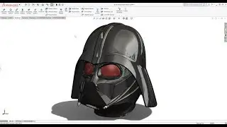 SolidWokrs Tutorial #8 : Darth Vader Helmet Modeling