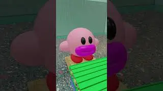 Kirby eats poop and transform #shorts