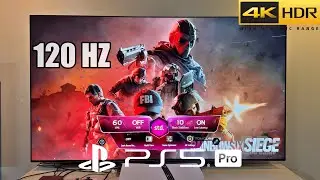 Tom Clancy's Rainbow Six Siege PS5 Pro Gameplay With LG Oled TV 4K (Performance 120HZ Mode)