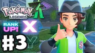 Pokemon Legends: Z-A - Gameplay Walkthrough Part 3 - Reaching Rank X! Battling Naveen!