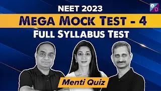 NEET 2023 Full Syllabus Mock Test - 4 | Menti Quiz