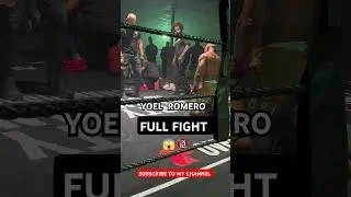 FULL FIGHT YOEL ROMERO K.O #ufc #mma #pfl #fightnews #mmajunkie #usa #shorts #new #yoytubeshorts