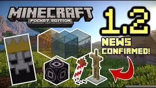1.2 CONFIRMED! Firework, Structure block, stained glass, and MORE! Minecraft PE -  MCPE