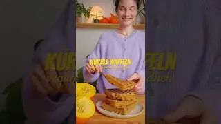 K&uuml;rbis-Waffeln &ndash; vegan, darmfreundlich & richtig saftig 🧡