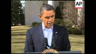President Obama on Chile quake, tsunami warning