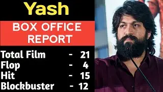 Roking Star Yash Hit And Flop Movies | Yash Box Office Collection  2022