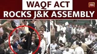 Massive Ruckus In J&K Assembly: NC, BJP MLAs Clash Over Waqf Law Amendment