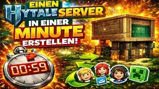 🔥 EINEN HYTALE SERVER IN NUR 1 MINUTE ERSTELLEN? &ndash; JA, DAS GEHT! 🔥
