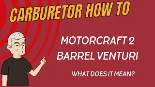 Motorcraft 2 Barrel Carburetor Venturi Size