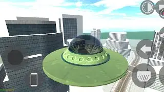 ALIAN SPACE SHIP FLYING | ANDROID GAMEPLAY | INDIAN BIKES 