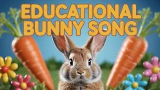 Bunny Counting Carrots | Learn Numbers with Rabbit Nursery Rhymes and Bunny Kids Music Fun