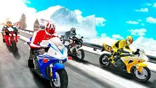 Bike racing games - Bike Attack Race : Stunt Rider - Gameplay Android free games