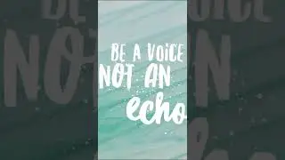 Be a voice not an echo 🪶 #music #jazz #vintage #retro #rarenotes