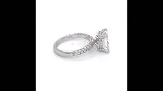 18kt white gold diamond ring