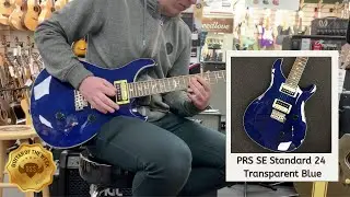 PRS SE Standard 24 Transparent Blue - GUITAR OF THE WEEK