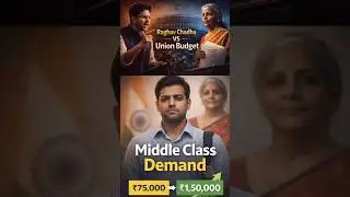 Raghav chadha |Middle Class Ignored? ₹1.5 Lakh Standard Deduction Demand| ITRAwareness