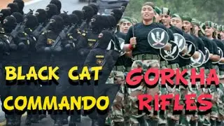NSG COMMANDO DRILL & GORKHA RIFLES DRILL. BLACK CAT COMMANDO.  Indian Army drill