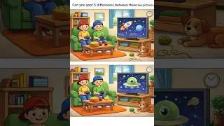 Can You Spot 5 Differences? 🧠 Only Geniuses Find All! (Hard Puzzle)
