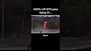 3000+HP GTO Goes Flying✈️😱🔥#gto #3000 #horsepower #flying