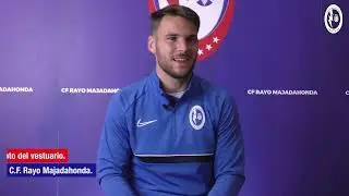 &iexcl;Las primeras palabras de 'Tropi' como jugador del C.F. Rayo Majadahonda!