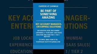 CarWale Jobs 2025: Hiring Key Account Manager | Apply Now &ndash; Vashi, Navi Mumbai