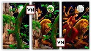 New Trending Mountain 3D Durga Puja Status Video Editing | Navratri Special Status video editing