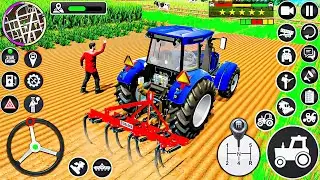 Real Tractor Farming Simulator 2024 - Harvester Tractor Driving - Android Gameplay