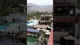 La Ola Mall Sport Santiago, Chile FlowRider Barrel Practice Wednesday World Championship DJI Air 3