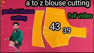 blouse cutting and stitching |ब्लाउज कटिंग ✂️ belt wala blouse cutting |perfect blouse cutting 