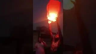 Sky Lanterns Hot Air Balloon Flying Balloon #shorts #sky #shortvideo
