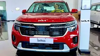 Kia Seltos 2024 (1.4L T-GDI) | Interior And Exterior | Price #kia #red