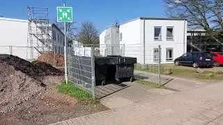 Лагерь беженцев в Лебах Германия 09.04.23