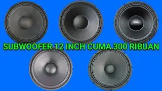 Rekomendasi speaker murah 12 inch bisa buat subwoofer...
