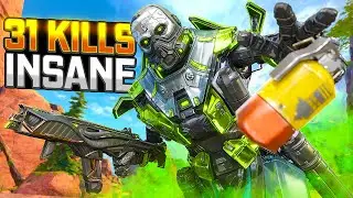 БЕЗУМНЫЙ Каустик 31 УБИЙСТВО и 6500 урона Apex Legends