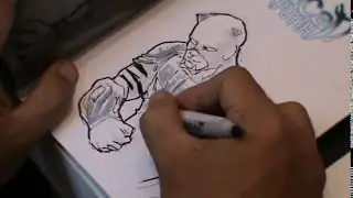 'Macan Putih' sketch by Donny Gandakusuma @POPCON ASIA 2015, Jakarta.
