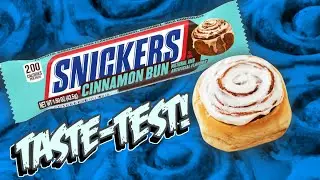 Snickers Cinnamon Bun Taste Test!