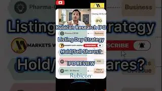Rubicon Research IPO | Listing Day Strategy | Hold or Sell | IPO REVIEW