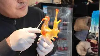 Beautiful Blowing Candy Ancient Chinese Street Food